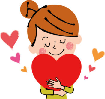 心の健康や自己効力感をイメージしたイラスト。精神科デイケアやリワーク支援における心理的サポートを表現。